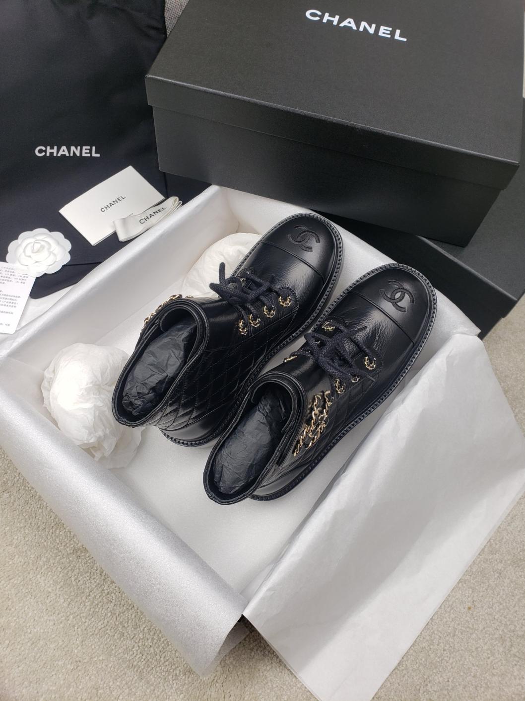 CHANEL Women girls Martin boots 133045