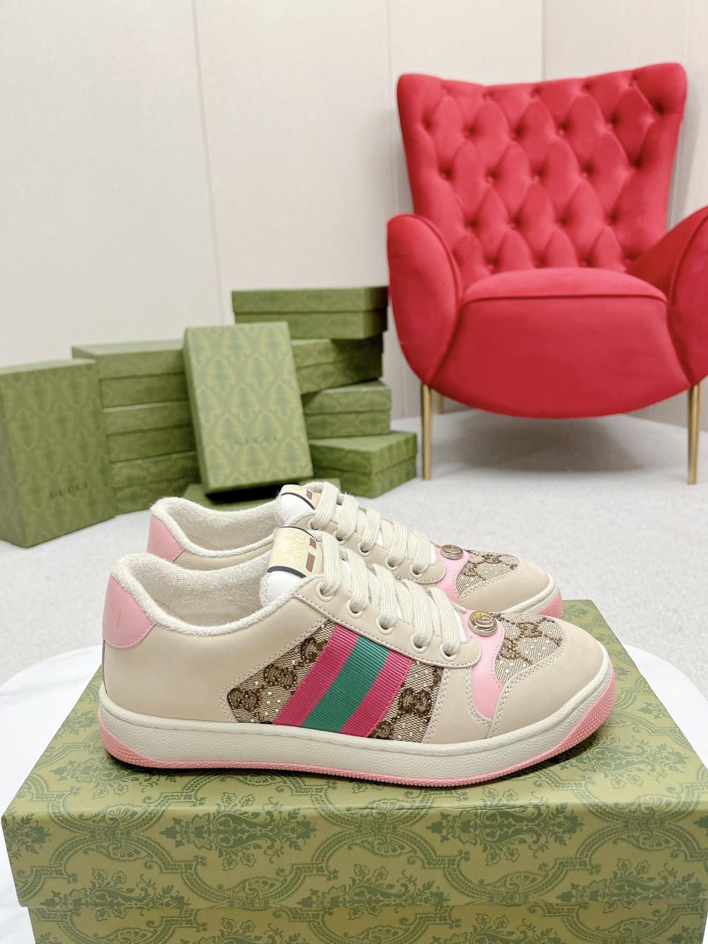 Gucci Women vintage cryatal sneakers 133350