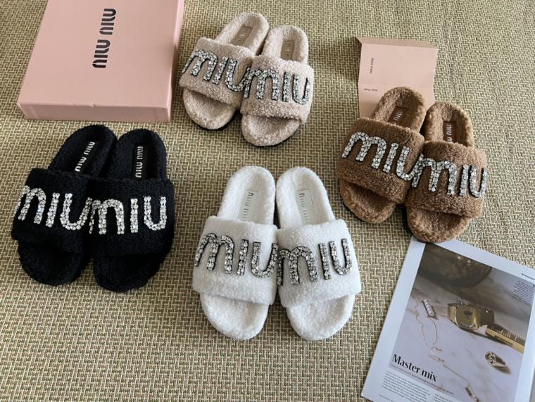 MiuMiu crystal slippers 133310