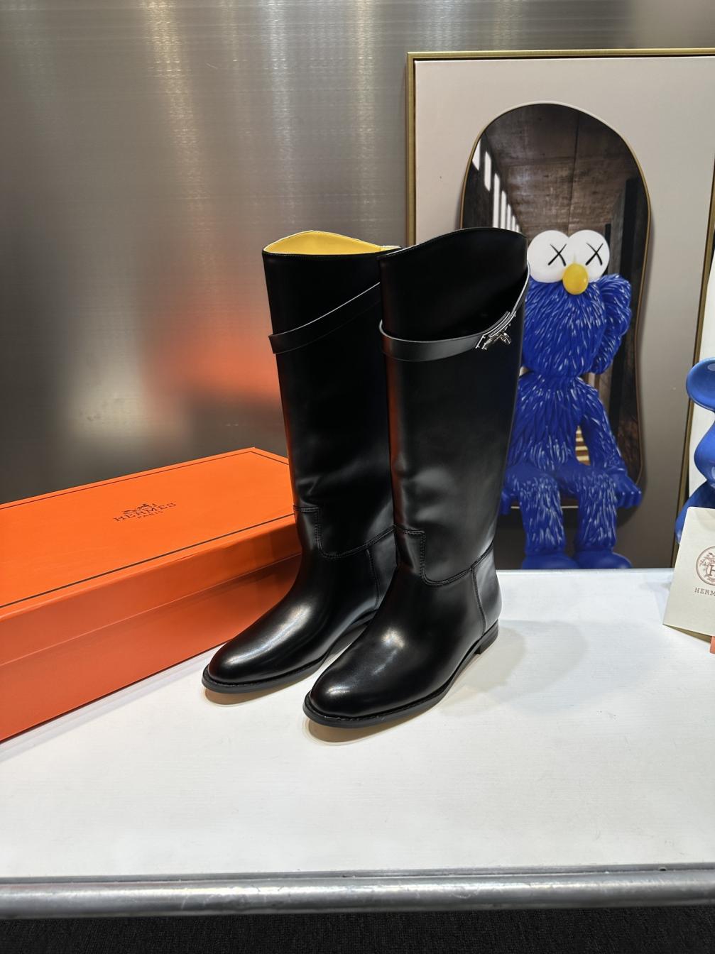 HERMES  long boots 133308