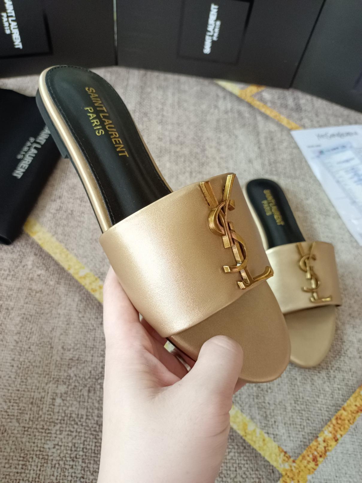 YSL Saint Laurent flat slippers 133639