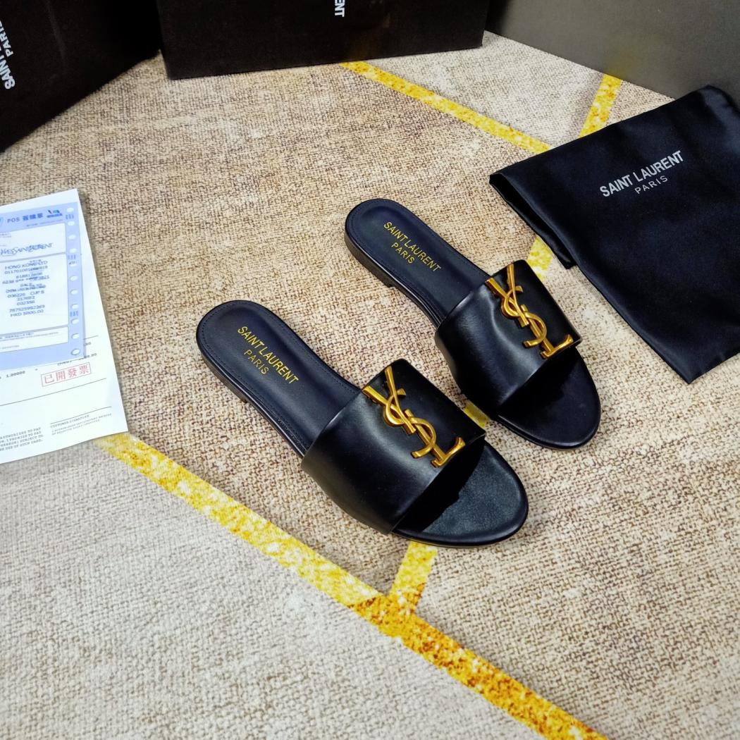 YSL Saint Laurent flat slippers 133637