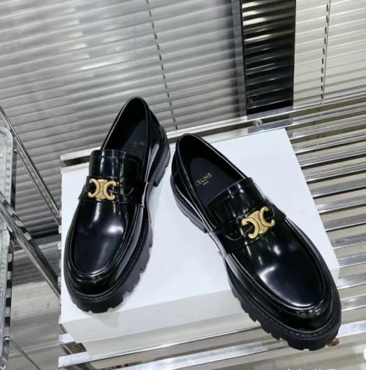 CELINE cowskin leather shoes 133745