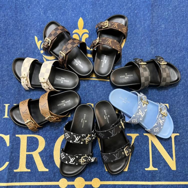Louis Vuitton LV women/men slippers 133871