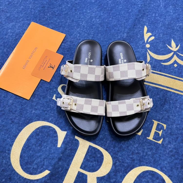 Louis Vuitton LV women/men slippers 133871