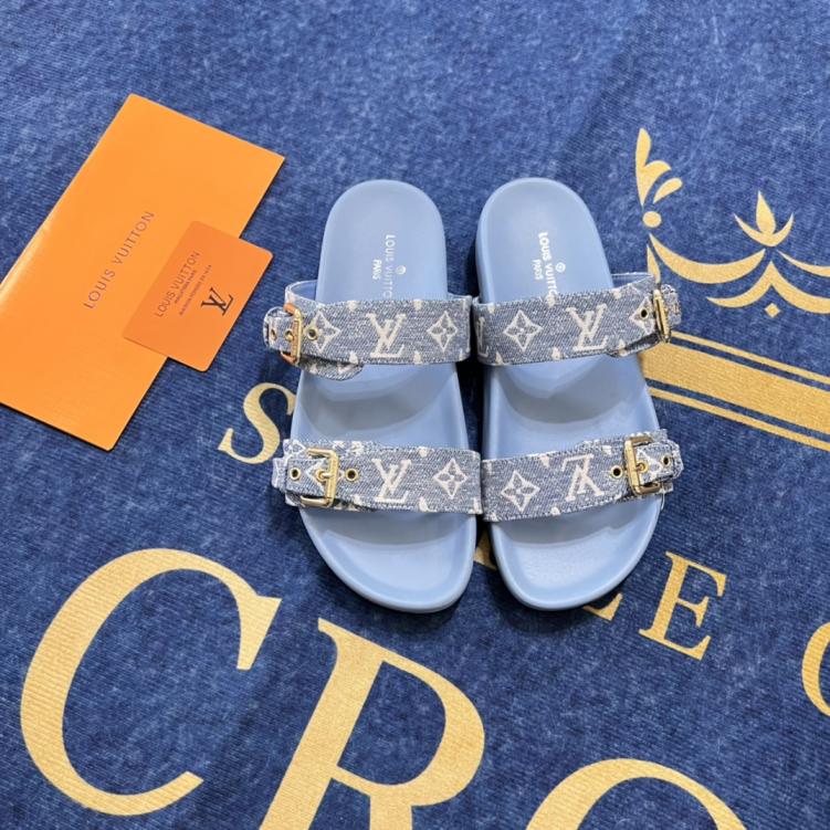 Louis Vuitton LV women/men slippers 133871