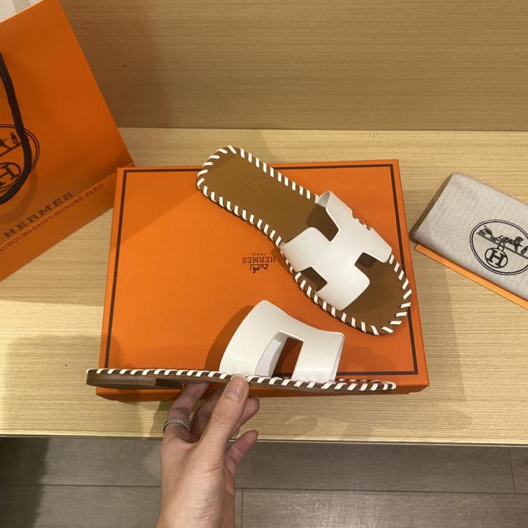 Hermes wave H slippers 133960