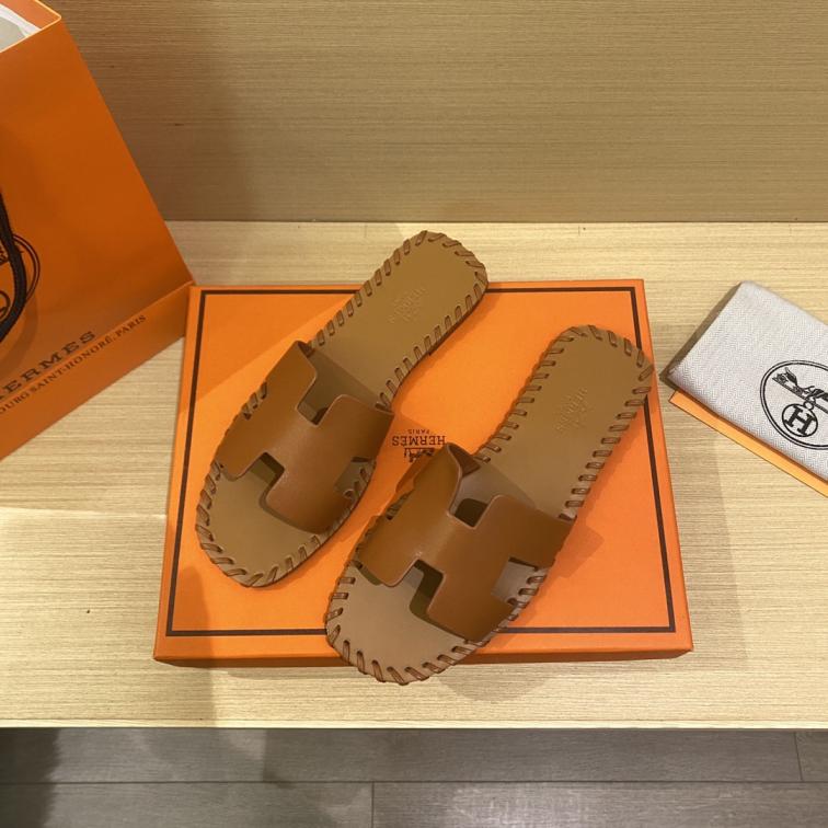 Hermes wave H slippers 133959