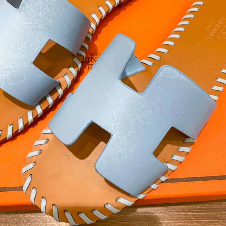 Hermes wave H slippers 133957