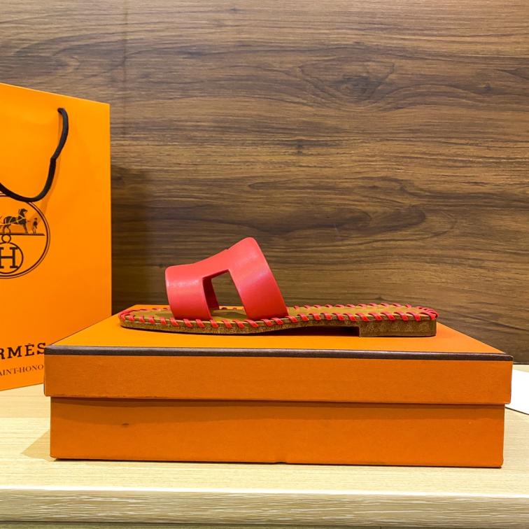 Hermes wave H slippers 133956