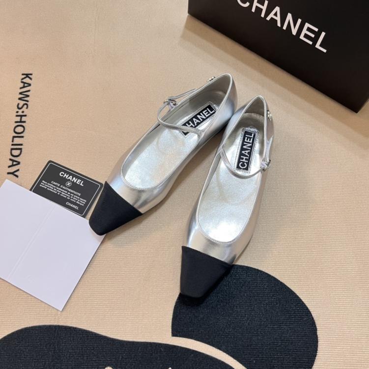 Chanel 2024 summer lambskin flat women shoes 133950