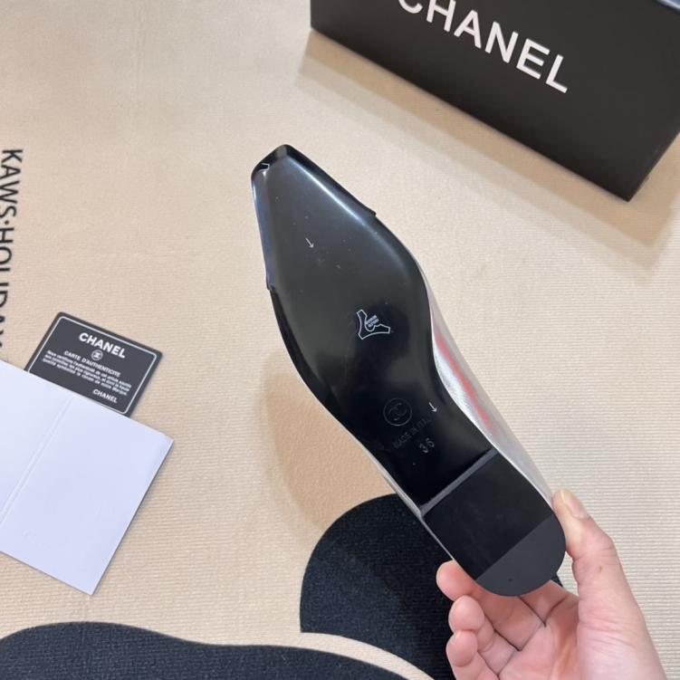 Chanel 2024 summer lambskin flat women shoes 133950