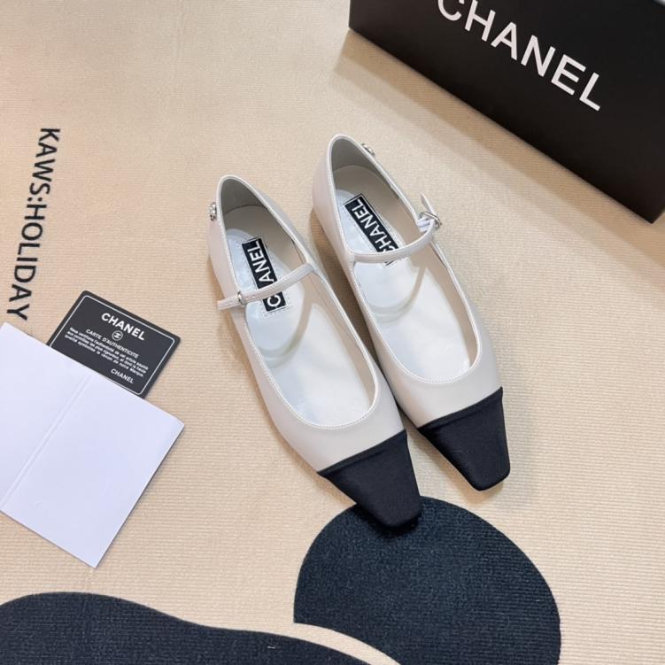 Chanel 2024 summer lambskin flat women shoes 133946