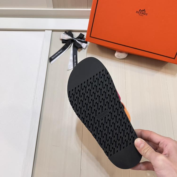 Hermes H slippers