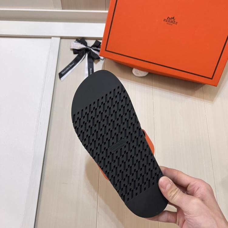 Hermes H slippers