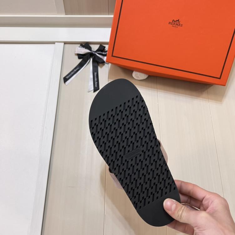Hermes H slippers