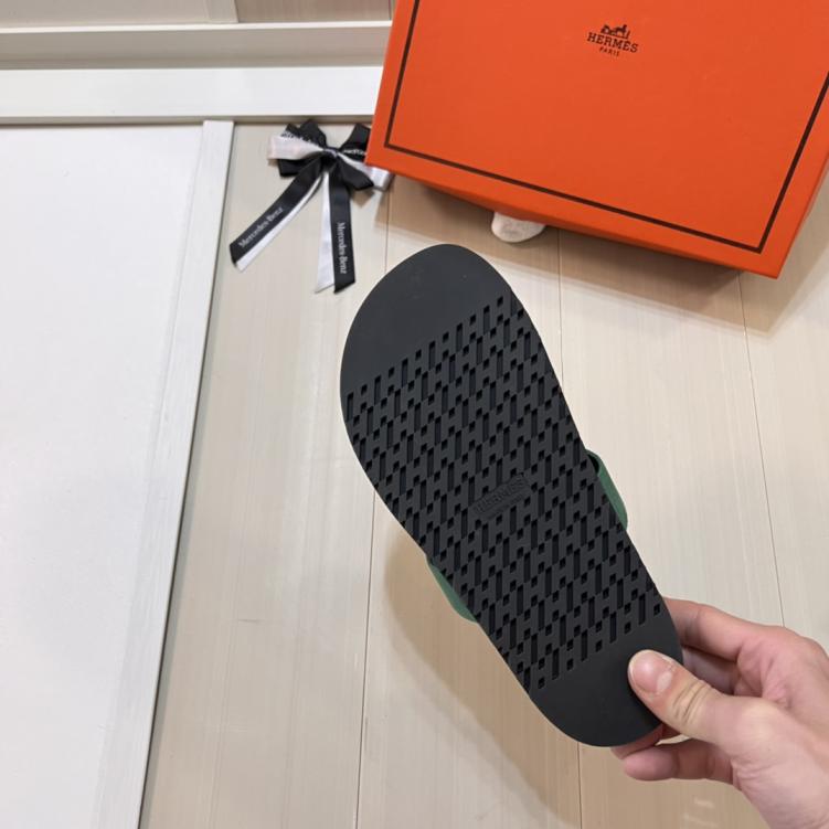 Hermes H slippers