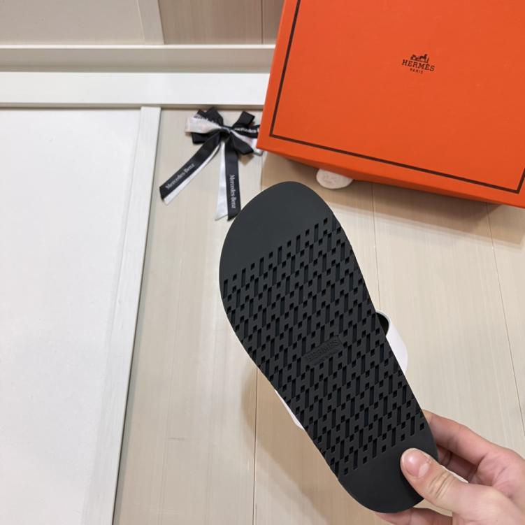 Hermes H slippers