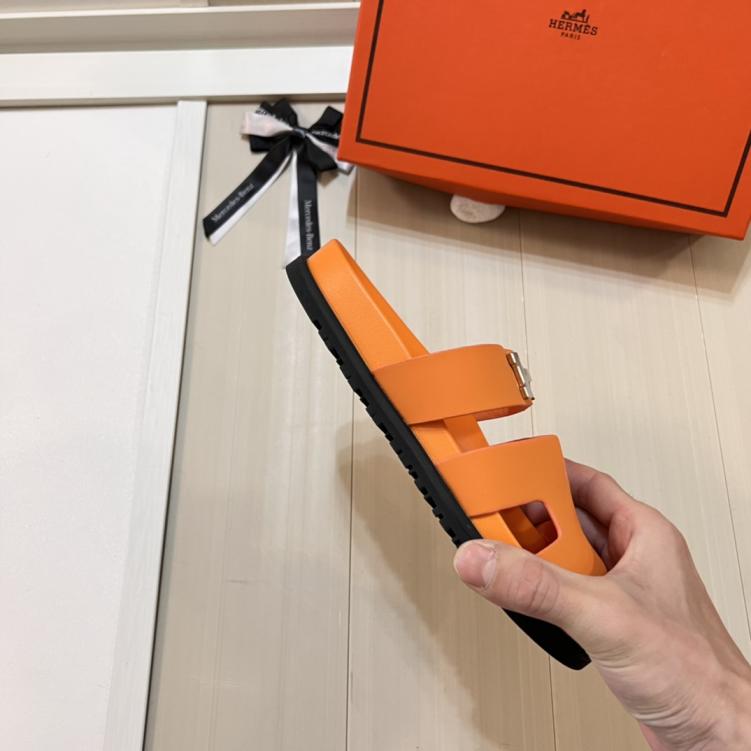 Hermes H slippers