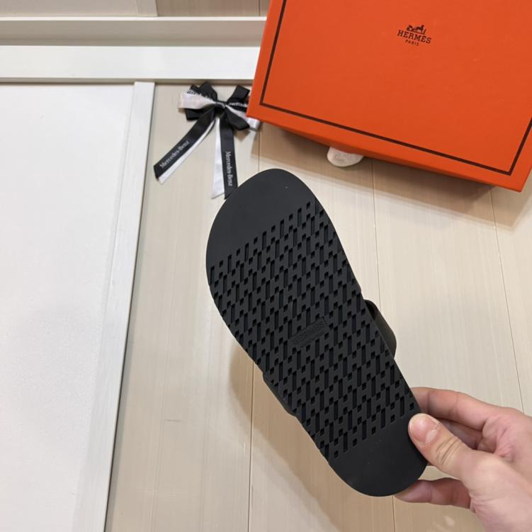 Hermes H slippers