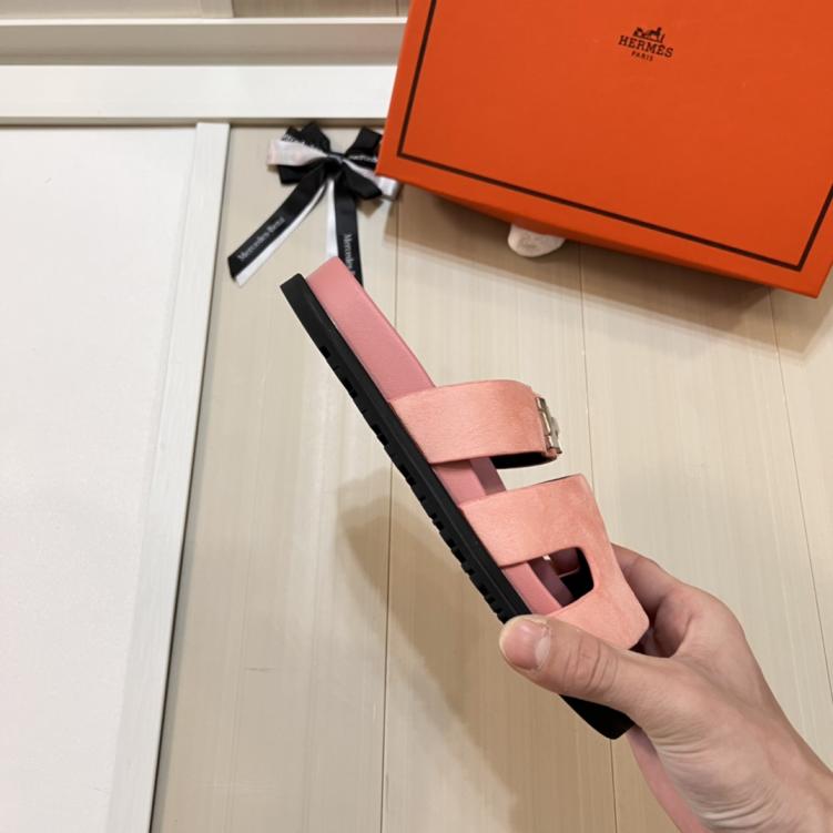 Hermes H slippers