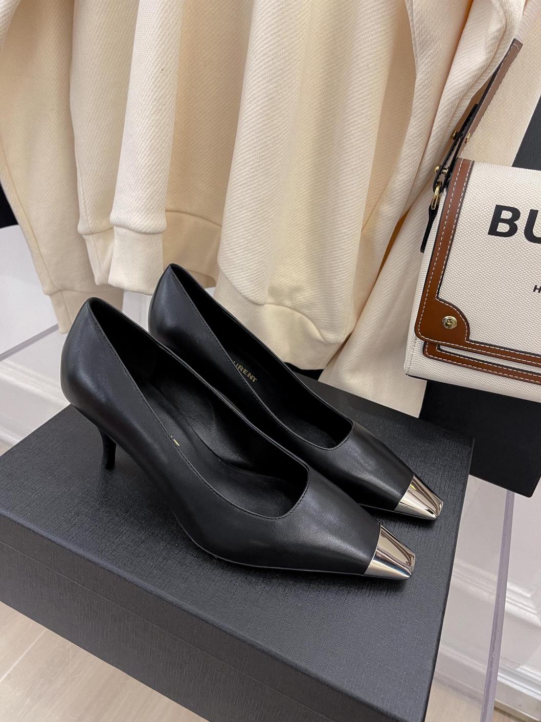 SAINT LAURENT YSL heel lady shoes