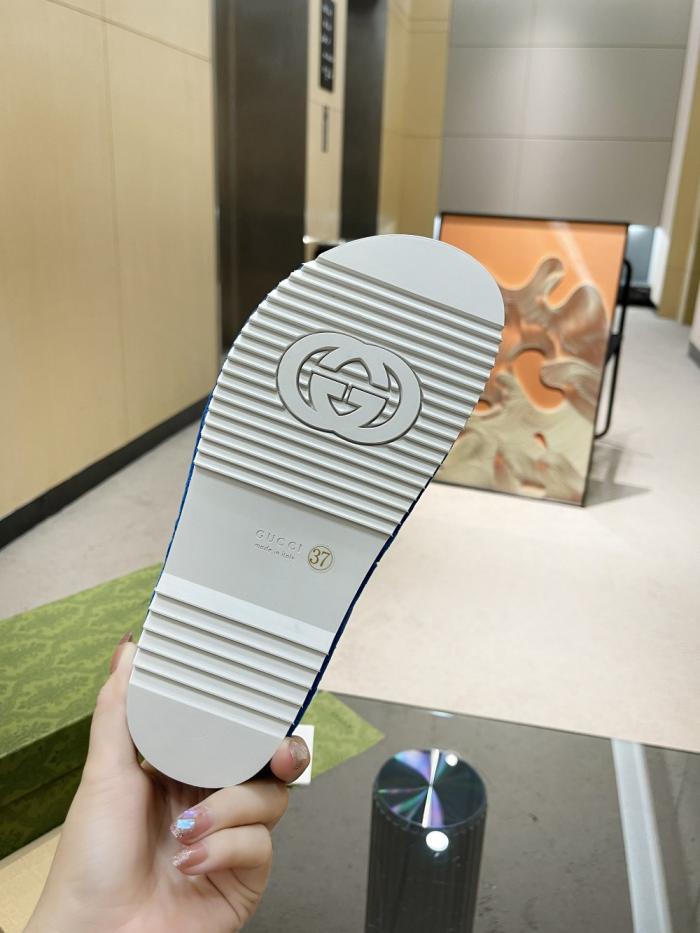 Gucci GG velvet slippers