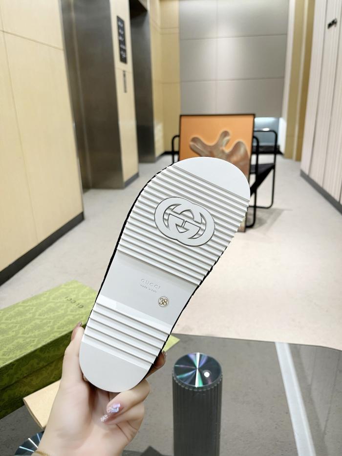 Gucci GG velvet slippers