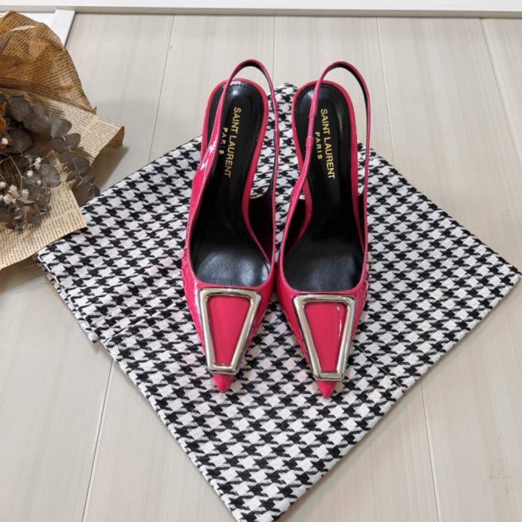 SAINT LAUREN YSL 2024 heel lady shoes