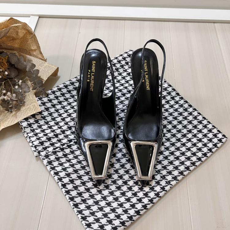 SAINT LAUREN YSL 2024 heel lady shoes