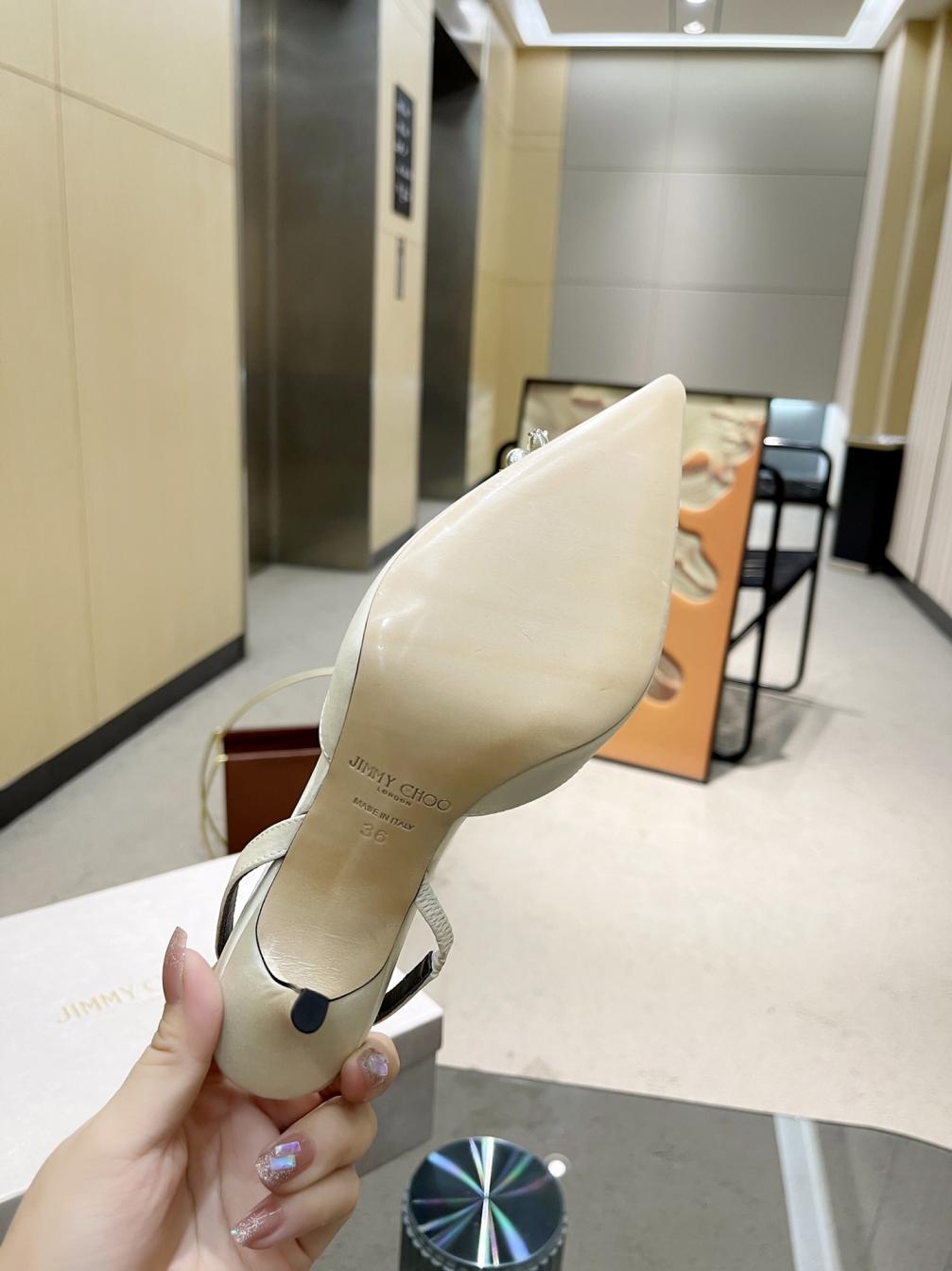 Jimmy Choo JC Lady crystal heel shoes