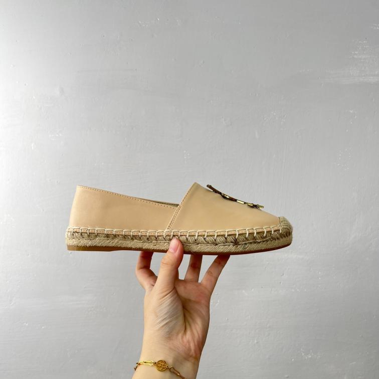 YSL Cowskin flat wave shoes 134114