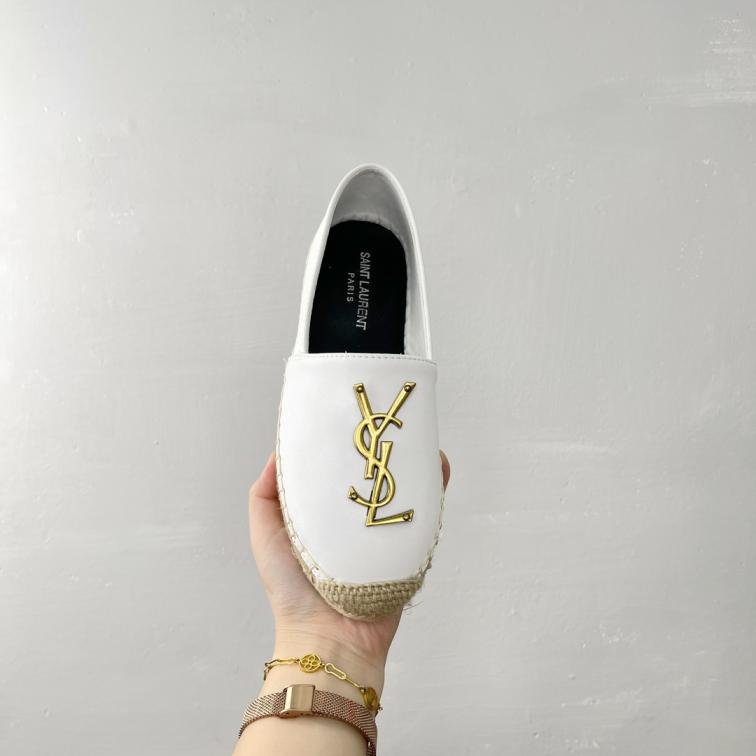 YSL Cowskin flat wave shoes 134116