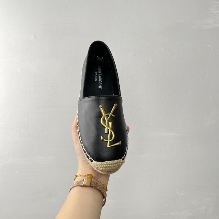 YSL Cowskin flat wave shoes 134118