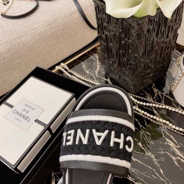 Chanel heel slippers 134127