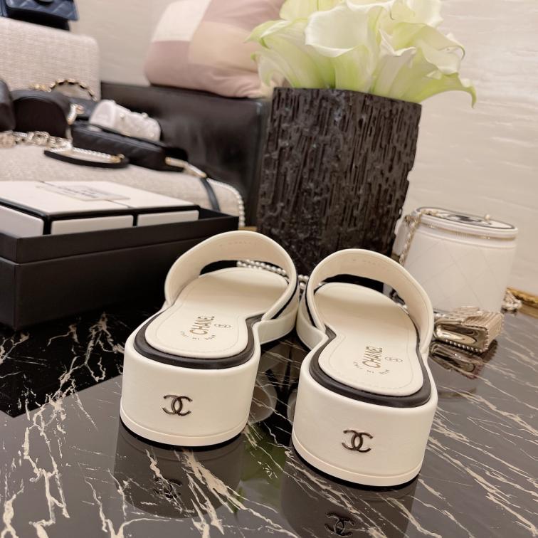 Chanel heel slippers 134125