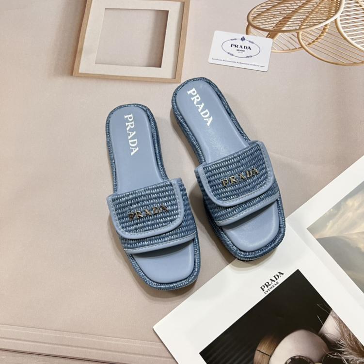 Prada wave slippers 134178