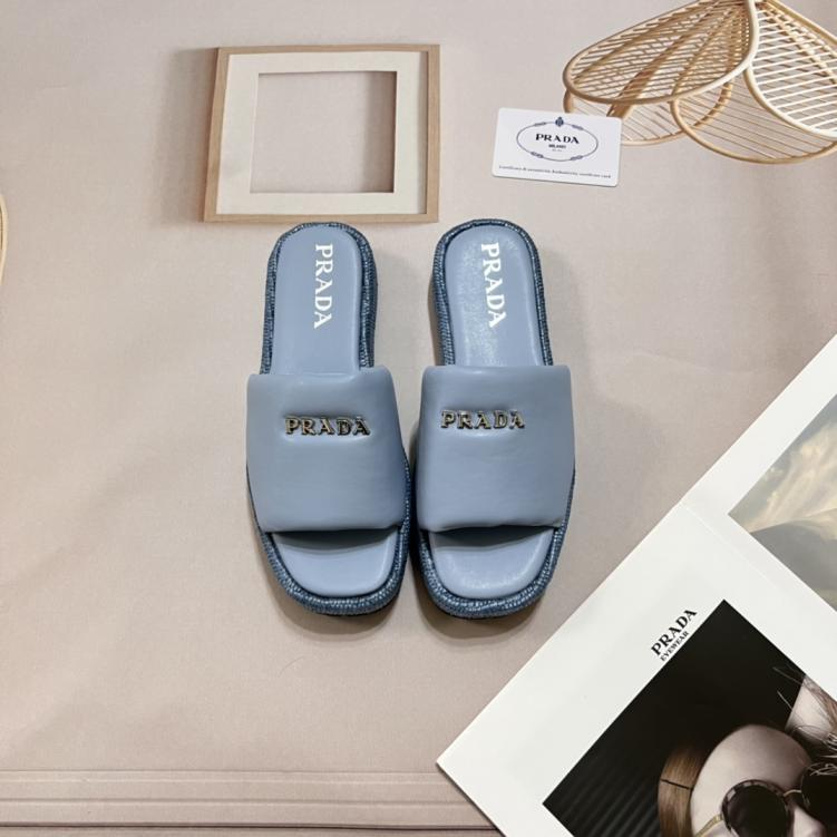 Prada wave slippers 134172