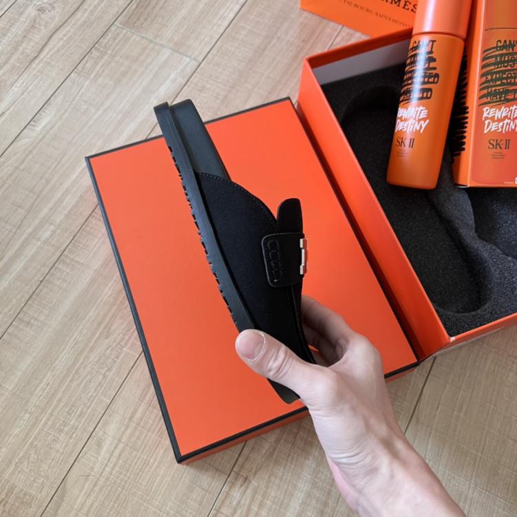 HERMES H slippers 134235
