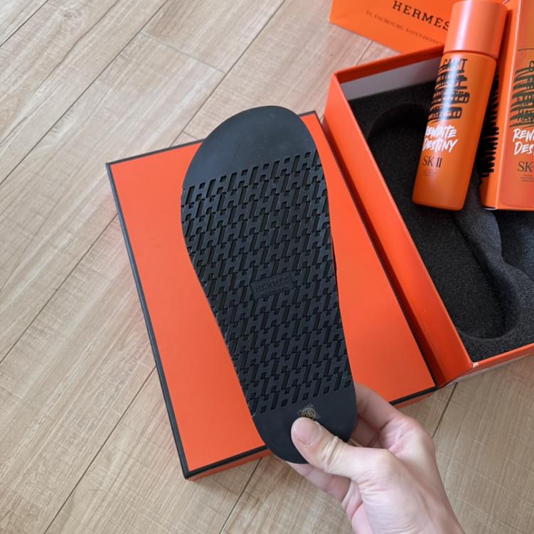 HERMES H slippers 134235