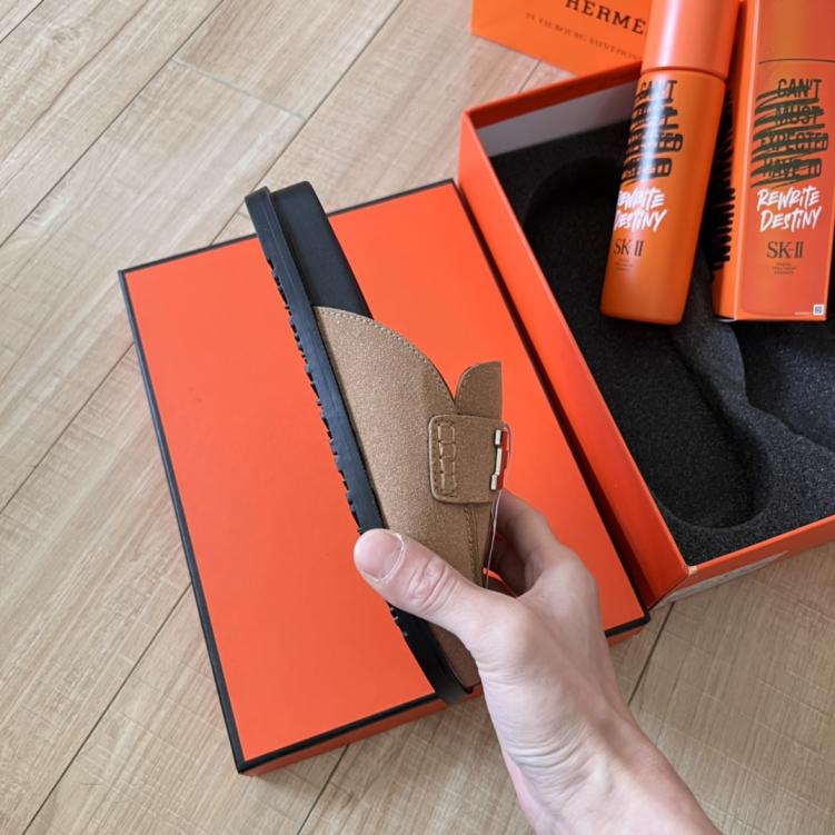 HERMES H slippers 134232