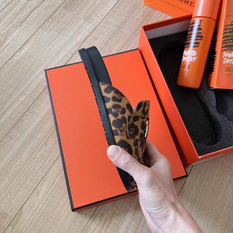 HERMES H slippers 134230
