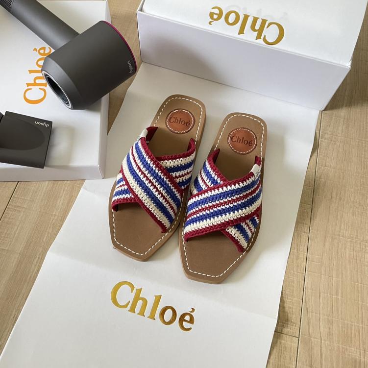 Chloe women weave slippers