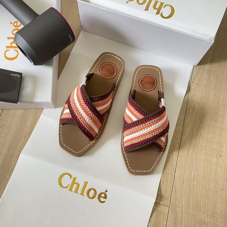 Chloe women weave slippers