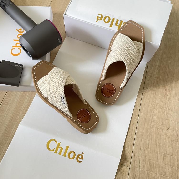 Chloe women weave slippers