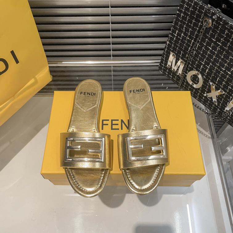 Fendi FF flat slippers 134404