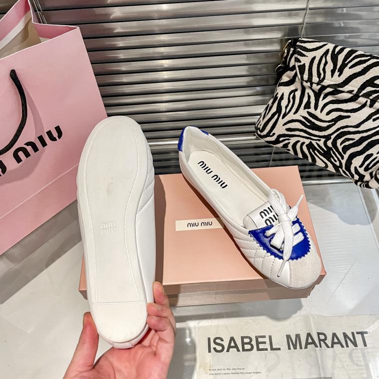 MIUMIU 2024 new lambskin flat shoes