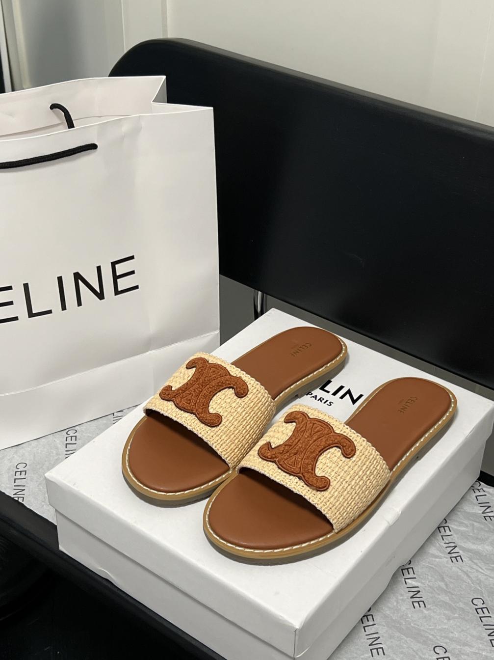 Celine flat slippers 134517