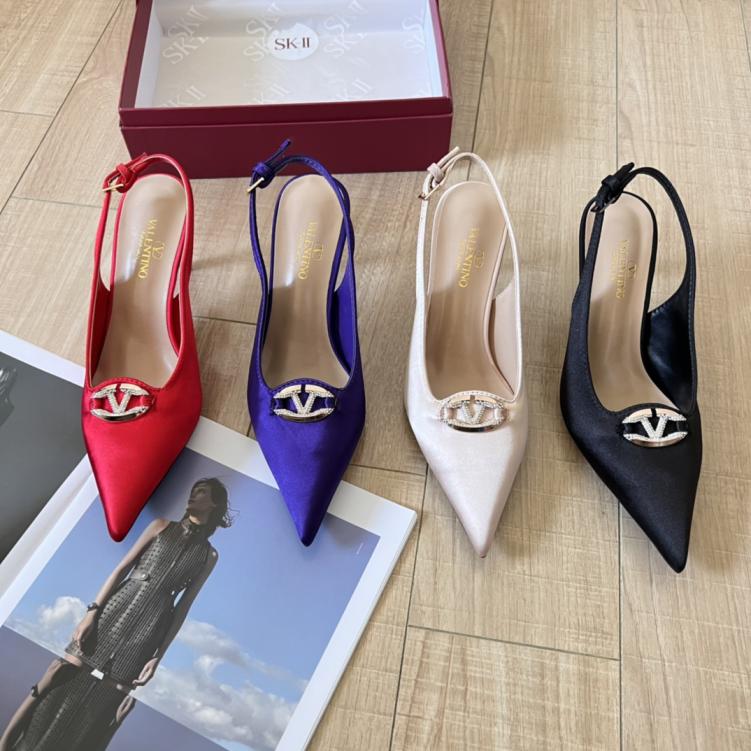 Valentino women diamond heel shoes