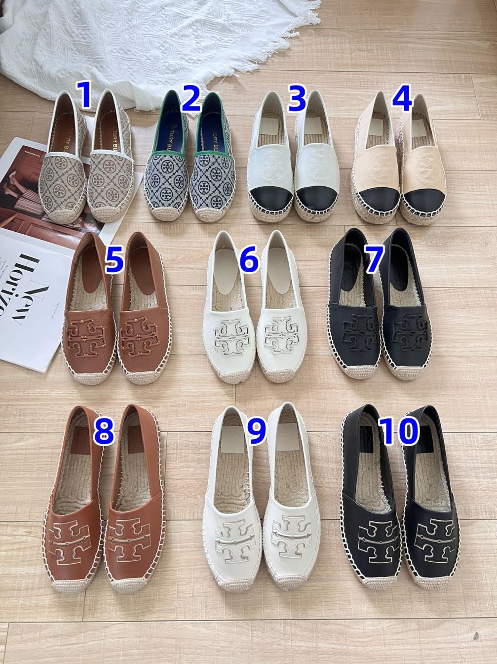 Tory Burch TB Flat women wave shoes
